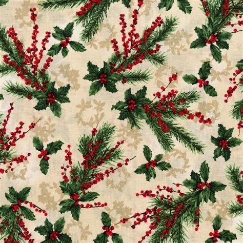 Holly Metallic Fabric 